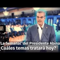 La Semanal del Presidente Abinader, hoy 1 de diciembre, 2025, tema: Plan Nacional de Discapacidad