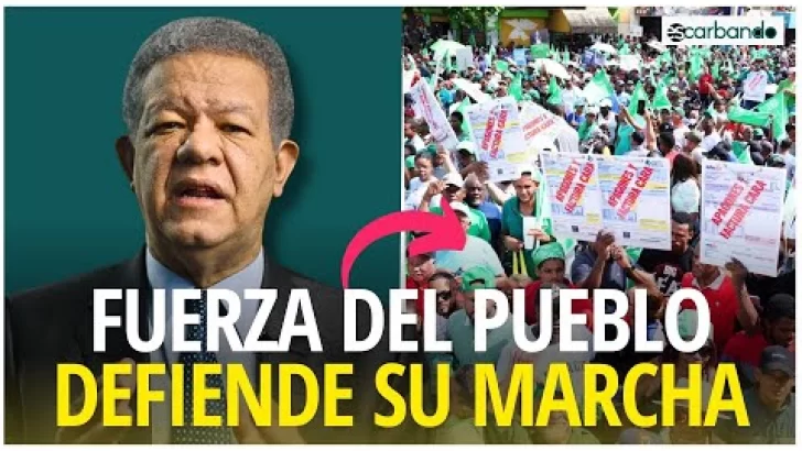 Fuerza del Pueblo responde intimación de la JCE y defiende constitucionalidad de su marcha