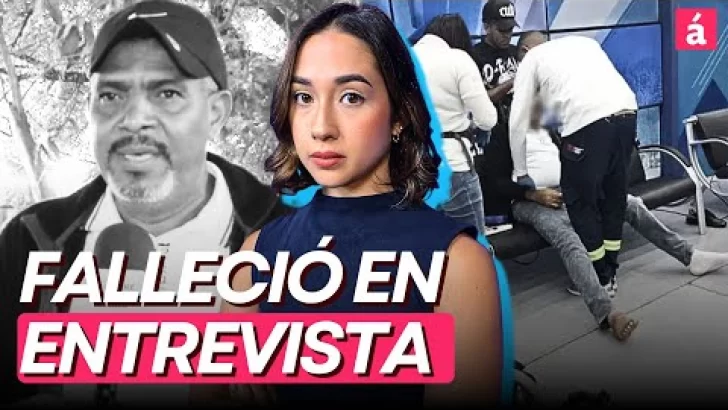 Fallece dirigente choferil mientras era entrevistado en un canal de televisión en Santiago