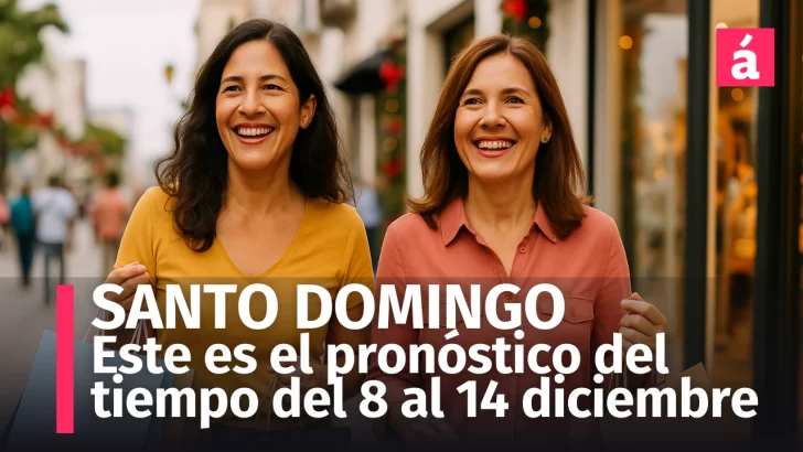 Pronóstico del tiempo en Santo Domingo: ¿qué esperar del clima desde el 8 al 14 de diciembre? Pronóstico del tiempo en Santo Domingo: ¿qué esperar del clima desde el 8 al 14 de diciembre?