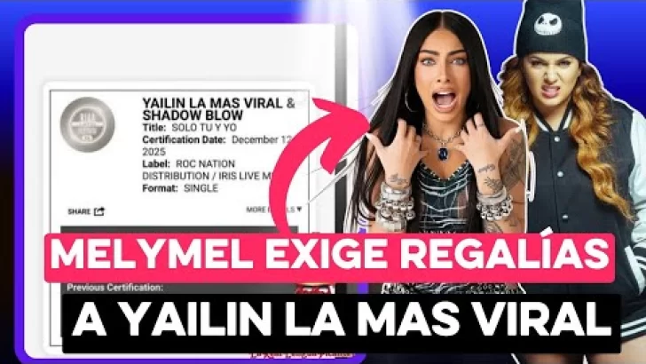 Melymel exige el pago de regalías a Yailin La Mas Viral por el tema SOMOS TU Y YO Melymel exige el pago de regalías a Yailin La Mas Viral por el tema SOMOS TU Y YO