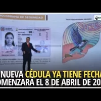La nueva cédula ya tiene fecha y comenzará el 8 de abril de 2026
