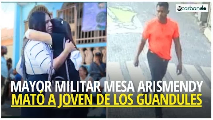 Mayor Militar Mesa Arismendy disparó a la joven de Los Guandúles Perla Yokasta a la que acosaba Mayor Militar Mesa Arismendy disparó a la joven de Los Guandúles Perla Yokasta a la que acosaba