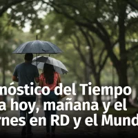 ¿Seguirán las lluvias hoy, mañana jueves y el viernes? Así estará el pronóstico del tiempo en República Dominicana y el mundo