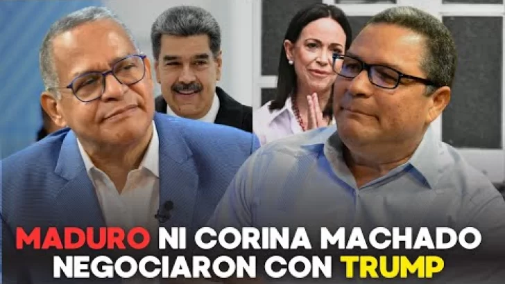 Gedeón Santos dice Maduro ni María Corina Machado entendieron el momento, y no negociaron con Trump