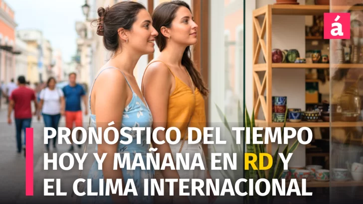Pronóstico para jueves y viernes en República Dominicana con temperaturas agradable, mientras un ciclón extratropical  en Uruguay