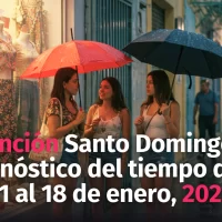 Atención capitaleños: así viene el tiempo en Santo Domingo del 12 al 18 de enero