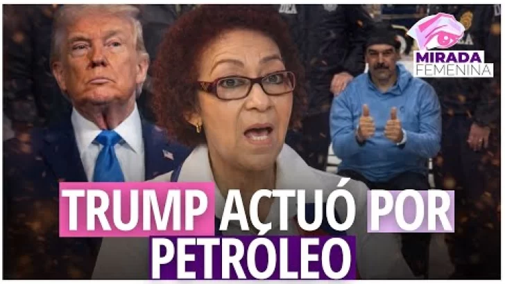 María Teresa Cabrera: Trump actuó por petróleo y no hay pruebas de 70% electoral en Venezuela