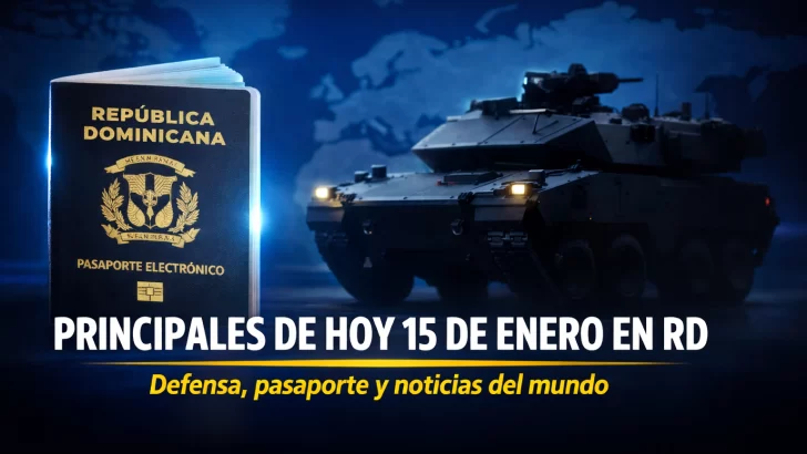 Primer vehículo militar de República Dominicana y el inicio oficial del pasaporte electrónico, además noticias del mundo