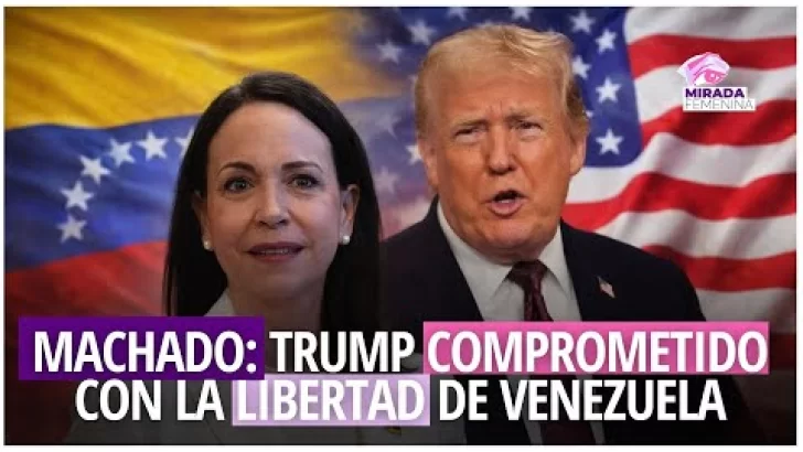 María Corina  afirma que Trump está totalmente comprometido con la libertad de los venezolanos