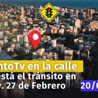 Informe del tránsito ahora en la Av. 27 de Febrero