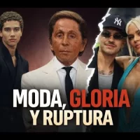 Moda, legado y rupturas: muere Valentino Garavani, dominicano brilla con Armani y Karol G & Feid