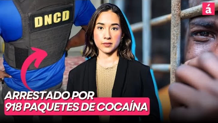 Arrestan hombre perseguido por alijo de 918 paquetes de cocaína