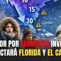 Tormenta invernal 2026 en Norteamérica: aire ártico con pronósticos de temperaturas que asustan en Florida, Texas y otros Estados, se sentirán en el Caribe