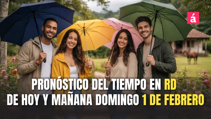 ¿Lluvias fuertes este fin de semana? Así se perfila el tiempo en República Dominicana para sábado y domingo