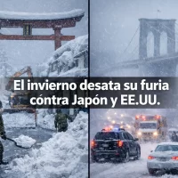 Japón y EE. UU. bajo nieve extrema: el invierno desata su furia