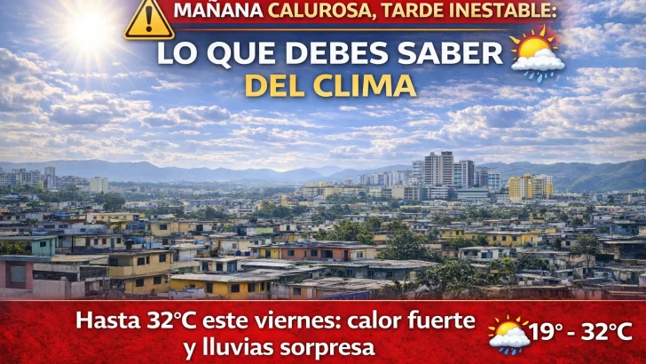 El clima para Republica Dominicana hoy: Mañana calurosa, tarde inestable: lo que debes saber del clima en este día