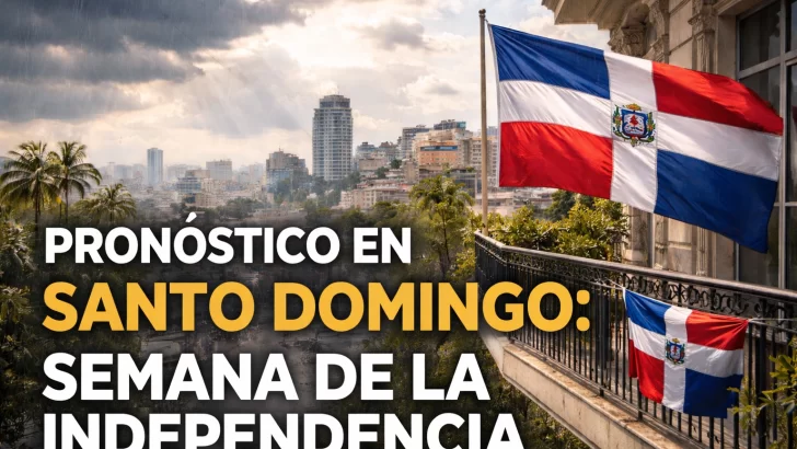 ¿Lloverá durante la semana de la Independencia? Así estará el clima en Santo Domingo del 23 de febrero al 1 de marzo