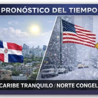 Pronóstico del tiempo en República Dominicana con cambios importantes en el clima resto de hoy, mañana y el lunes. Tormenta invernal en EE.UU., el clima en el mundo