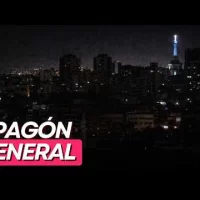 Apagón masivo afecta al país este lunes
