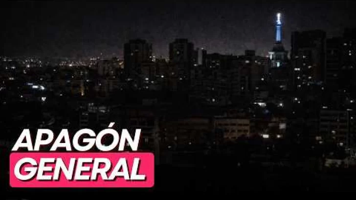 Apagón masivo afecta al país este lunes