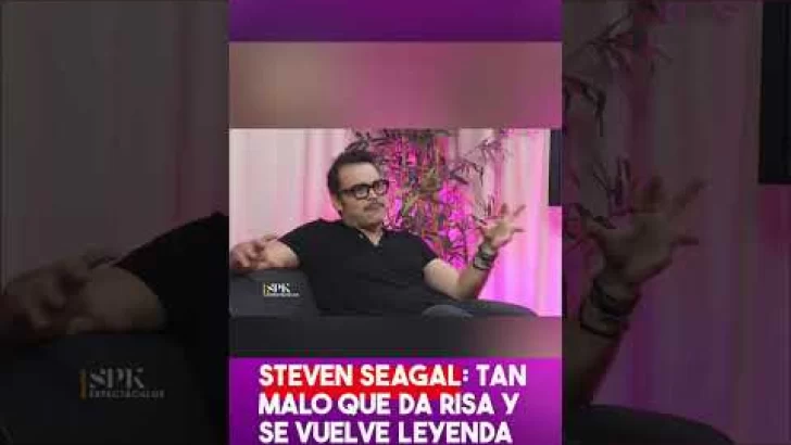 Steven Seagal: De Actor a “Nevera” Actor #shorts