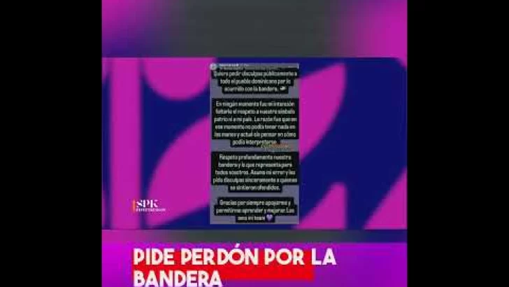 La Perversa pide disculpas: ¿Qué pasó con la bandera dominicana? #shorts La Perversa pide disculpas: ¿Qué pasó con la bandera dominicana? #shorts
