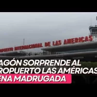 Apagón sorprende al Aeropuerto Las Américas en plena madrugada