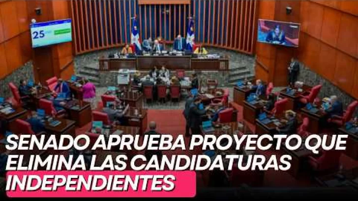 Senado aprueba en segunda lectura proyecto que elimina las candidaturas independientes