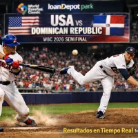 República Dominicana Vs EE.UU., Clásico Mundial de Béisbol en VIVO segundo a segundo
