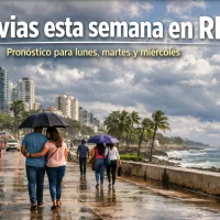 ¿Cómo estará el clima en República Dominicana desde hoy hasta el miércoles 18/03/2026? Provincias con más probabilidad de chubascos