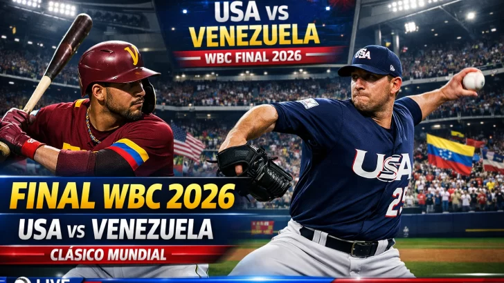 EN VIVO, segundo a segundo: Venezuela vs Estados Unidos por el título del Clásico Mundial de Béisbol 2026