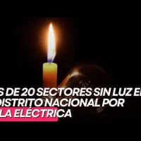 Más de 20 sectores sin luz en el Distrito Nacional por falla eléctrica en subestación Matadero