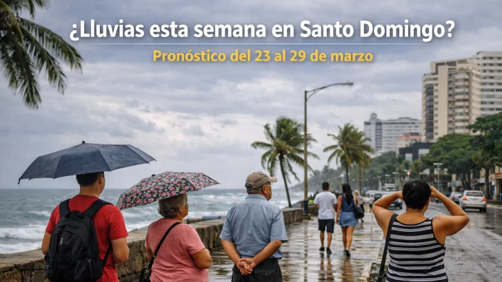 ¿Cuándo empiezan las lluvias en Santo Domingo? Pronóstico del Tiempo clave del 23 al 29 de marzo