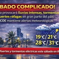 El clima para Republica Dominicana hoy: sábado complicado vaguada provocará lluvias intensas, tormentas y fuertes ráfagas en gran parte del país COE mantiene alertas meteorológicas