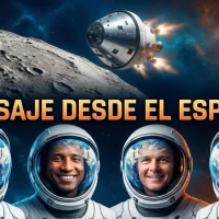 Artemis II: Escucha el histórico mensaje de los astronautas que viajan a la Luna en 2026