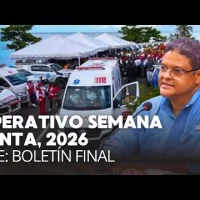Boletín final del COE: Operativo “Conciencia por la Vida, Semana Santa 2026