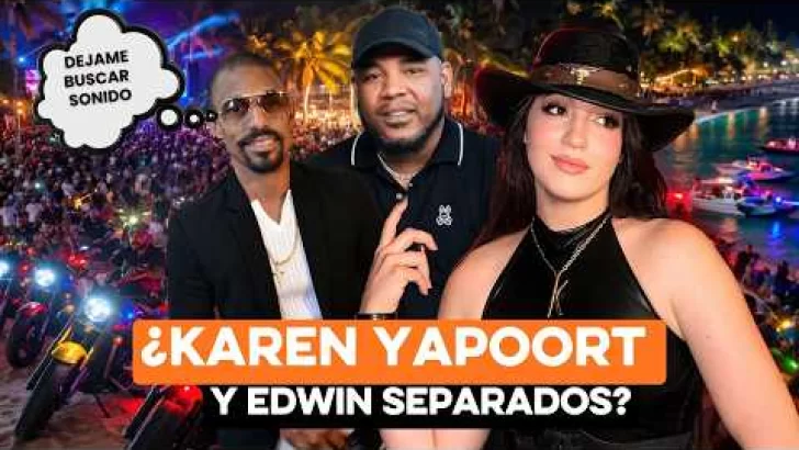 Karen Yapoort y Edwin separados en público + Fausto Mata desata polémica