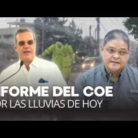 EN VIVO, Presidente Abinader en el COE informa sobre las lluvias de hoy