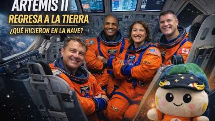 Artemis II regresa a la tierra. ¡Qué hicieron los astronautas en la nave! #artemisii #astronautas