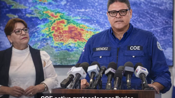 Indomet advierte: Vaguada provocará fuertes lluvias en las próximas horas. El COE activa protocolos