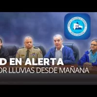 RD en alerta por un sistema frontal que generará lluvias. Luis Abinader preside la reunón del COE