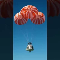 Así fue el descenso de Artemis II al océano #Espacio #Tecnología