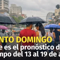 ¿Tienes planes de andar esta semana en Santo Domingo? Primero mira este pronóstico del tiempo desde el 13 al 19 de abril