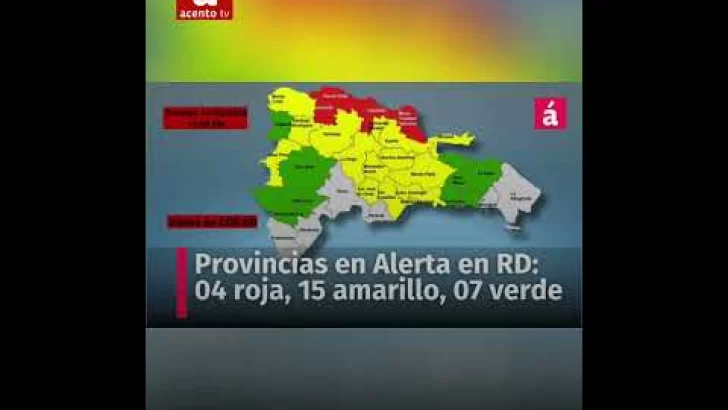 Alerta ROJA: Puerto Plata, Espaillat, María Trinidad Sánchez y Valverde Alerta ROJA: Puerto Plata, Espaillat, María Trinidad Sánchez y Valverde
