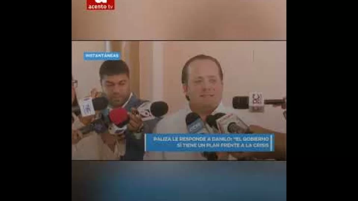 Paliza responde a Medina: “Sí hay plan para crisis” #shorts