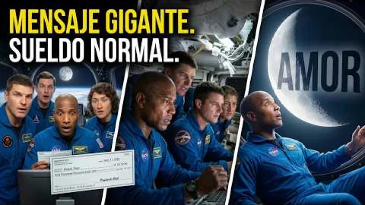 Artemis II: cuatro astronautas, un sueldo normal y un mensaje gigante