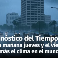 Vaguada activa en República Dominicana: ¿qué tan intensas serán las lluvias mañana jueves y el viernes? Esto dice el pronóstico