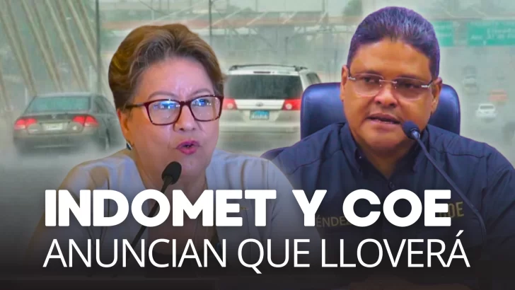 ¿Dónde lloverá más? El INDOMET y el COE presentan el pronóstico del tiempo y las alertas para RD. Mapa En Vivo
