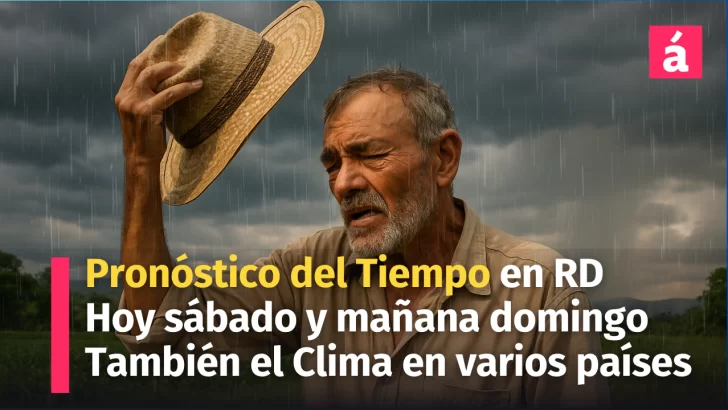 Vaguada sobre República Dominicana: ¿Cuáles provincias tendrán más lluvias este fin de semana? Pronóstico de hoy y mañana domingo